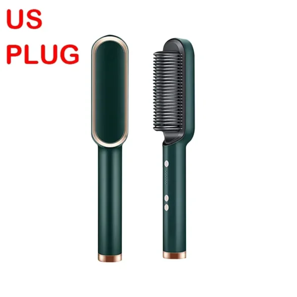 Hair Straightener Professional Quick Heated Electric Hot Comb Hair Straightener Personal Care Multifunctional Hairstyle Brush - Image 7