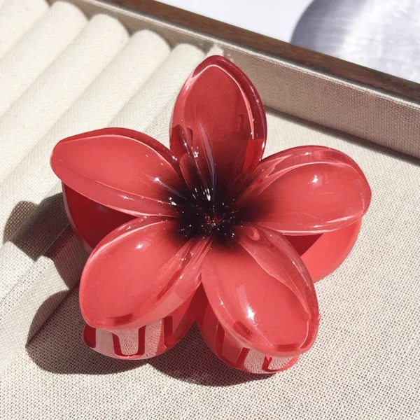 1/2/3 Pcs Hawaiian Gradient Flower Hair Claw Clip Women Fashion Large Hair Clip Girls Hairpin Barrettes Bohemia Hair Accessories - Image 24