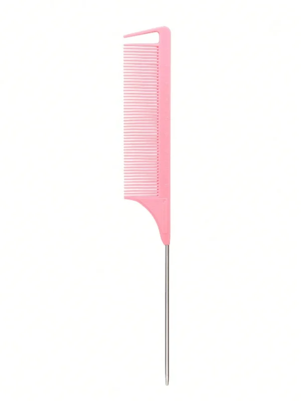 stainless steel pointed tail hair professional hair comb hair brush salon hair styling tool hair comb Special for real hair wigs - Image 5