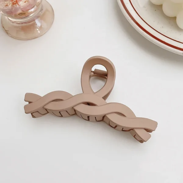 Women Hair Claw Clips Korea Coffee Beige Acrylic Large Hair Claw Hairpin Geometric Barrettes Crab Girl Headwear Hair Accessories - Image 70