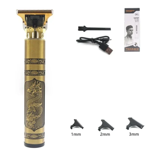 Professional T9 Hair Trimmer Machine Metal Body Beard Trimmer for Men Stainless Steel Blade Hair Clipper Beard Trimmer - Image 10