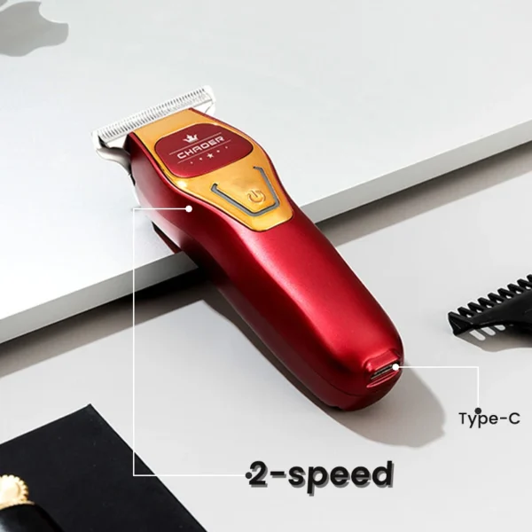 Powerful Professional Hair Trimmer Men 0 MM T Blade Electric Clipper Rechargeable Barber Haircut Machine Beard Trimmer Shaver - Image 5