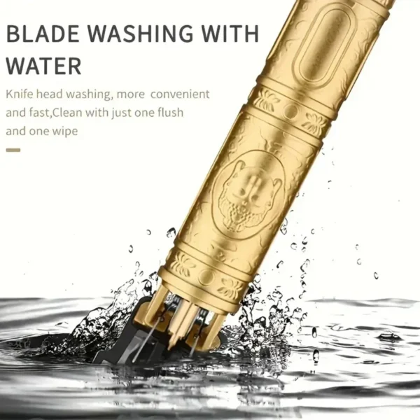 Vintage USB Charging Electric Hair Trimmer Portable Barber Clipper Professional Haircut Machine for Men - Boyfriend Gift - Image 20