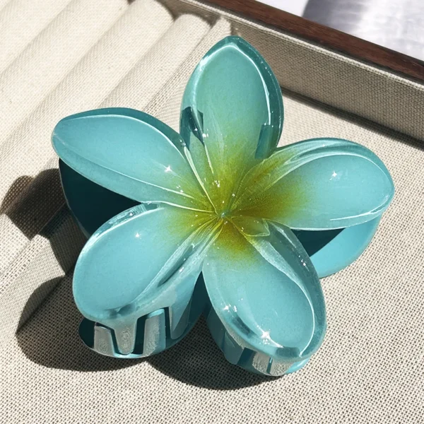 1/2/3 Pcs Hawaiian Gradient Flower Hair Claw Clip Women Fashion Large Hair Clip Girls Hairpin Barrettes Bohemia Hair Accessories - Image 31