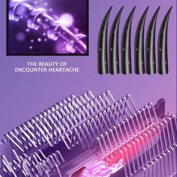 Portable 2-in-1 Hair Dryers Curling Comb Hairbrush Styling Tools Hair Dryers And Volumizer Blower Straightener Hand Hair Dryer - Image 14