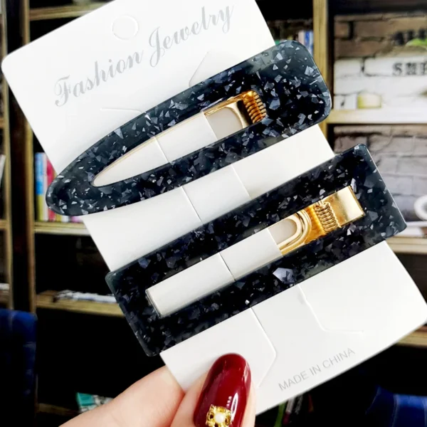2/3pcs Hair Clip Set Acetate Hairpin Women Hair Accessories Jewelry Korean Femme Barrettes Hairgrip For Woman Girls Headwear - Image 35