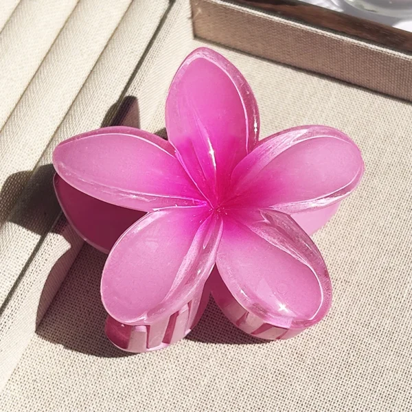 1/2/3 Pcs Hawaiian Gradient Flower Hair Claw Clip Women Fashion Large Hair Clip Girls Hairpin Barrettes Bohemia Hair Accessories - Image 29