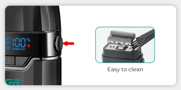VGR Hair Clipper Professional Hair Cut Machine Face Shaver Barber Clippers Beard Trimmer Metal Trimmer for Men V-003 V-906 V-308 - Image 18