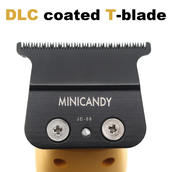 JUCAI MINICANDY JC-08 Professional Men's Hair Clipper DLC Blade Brushless Motor with Base Charger Hair Trimmer Finishing Machine - Image 5