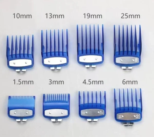 8pcs/set Professional Barber Hair Clipper Guide Combs For Wahl Trimmer Attachment Hair Cutting Limited Comb Salon Haircut Tools - Image 10