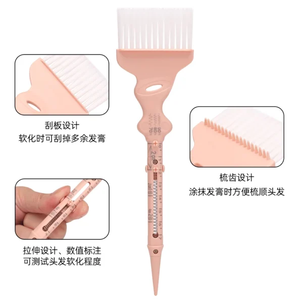 Locatable Coloring Hair Dye Brushes Plastic Easy Clean Mixing Bowl  Salon Barber Tinting Brush Hairdressing Haircut Accessories - Image 3