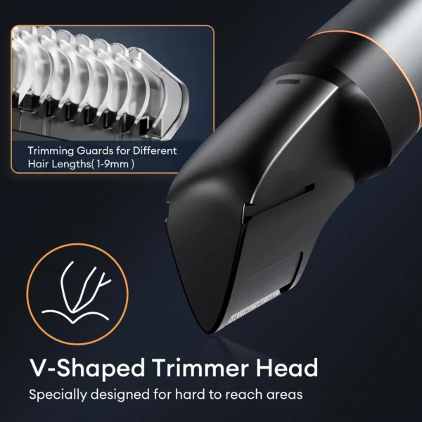 Kensen S16 Body Hair Shaver Kits for Men 3 In 1 Beard Hair Trimmer IPX6 Waterproof Hair Cutting Machine Electric Clipper Barber - Image 2