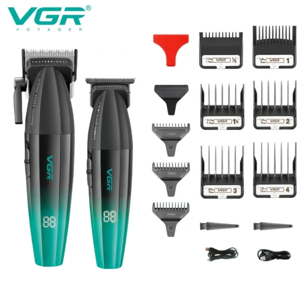 VGR Hair Clipper Professional Hair Cut Machine Face Shaver Barber Clippers Beard Trimmer Metal Trimmer for Men V-003 V-906 V-308 - Image 10