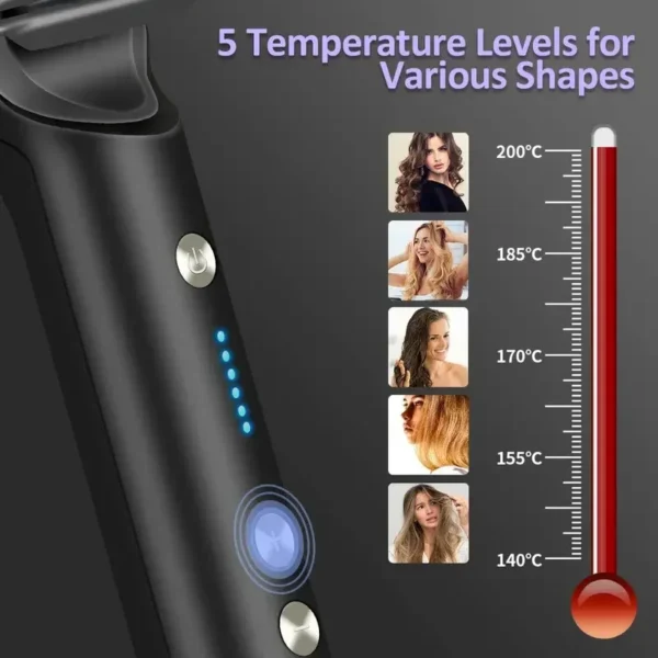 Hair Straightener Professional Quick Heated Electric Hot Comb Hair Straightener Personal Care Multifunctional Hairstyle Brush - Image 2