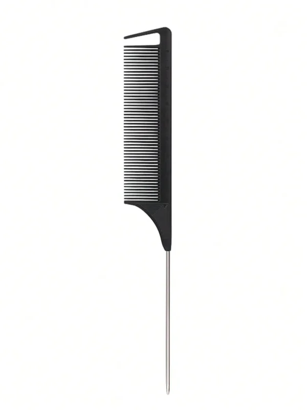 stainless steel pointed tail hair professional hair comb hair brush salon hair styling tool hair comb Special for real hair wigs - Image 8