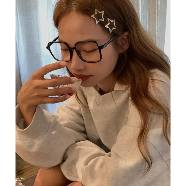 10/40PCS Silver Star Hair Clips for Girls Filigree Star Metal Snap Clip Women Simple BB Hairpins Barrettes Hair Accessories - Image 26