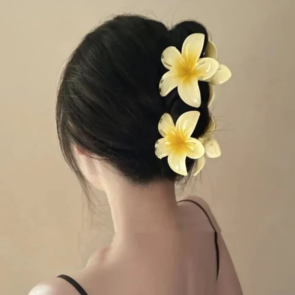 New Hawaiian Gradient Hair Clips Women Flower Hair Claws Shark Hairpins Vacation Beach Style Hairpins Hair Accessories - Image 23