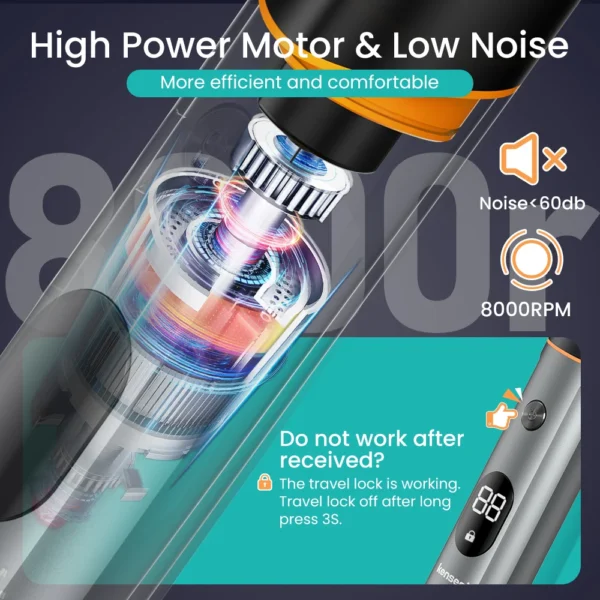 Kensen S16 Body Hair Shaver Kits for Men 3 In 1 Beard Hair Trimmer IPX6 Waterproof Hair Cutting Machine Electric Clipper Barber - Image 3