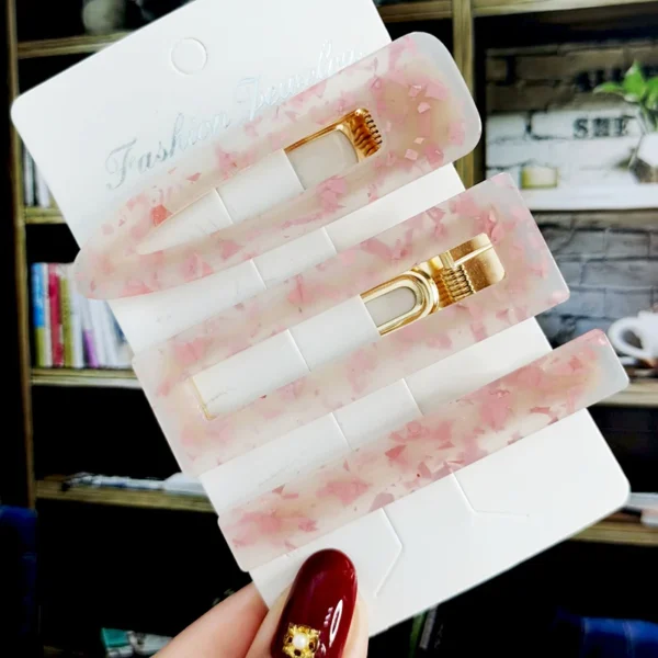 2/3pcs Hair Clip Set Acetate Hairpin Women Hair Accessories Jewelry Korean Femme Barrettes Hairgrip For Woman Girls Headwear - Image 50