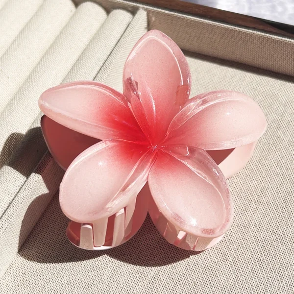 1/2/3 Pcs Hawaiian Gradient Flower Hair Claw Clip Women Fashion Large Hair Clip Girls Hairpin Barrettes Bohemia Hair Accessories - Image 28