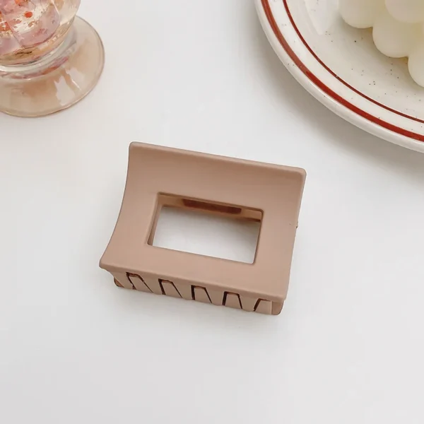 Women Hair Claw Clips Korea Coffee Beige Acrylic Large Hair Claw Hairpin Geometric Barrettes Crab Girl Headwear Hair Accessories - Image 67