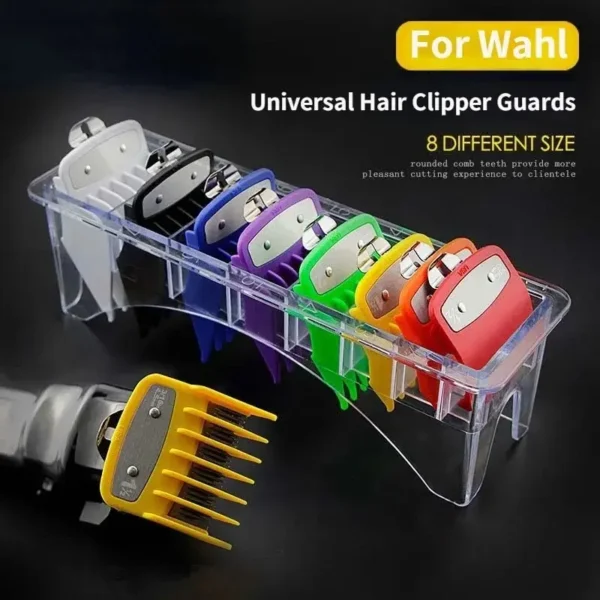 8pcs/set Professional Barber Hair Clipper Guide Combs For Wahl Trimmer Attachment Hair Cutting Limited Comb Salon Haircut Tools - Image 2