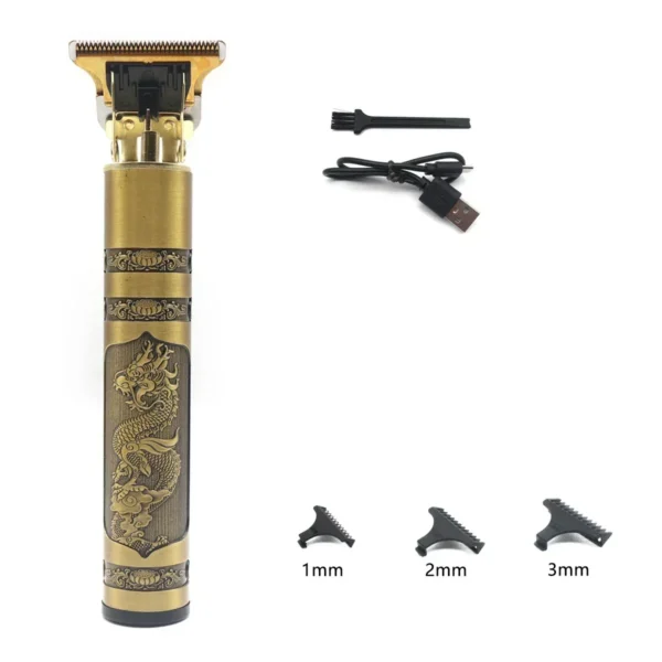 Professional T9 Hair Trimmer Machine Metal Body Beard Trimmer for Men Stainless Steel Blade Hair Clipper Beard Trimmer - Image 9