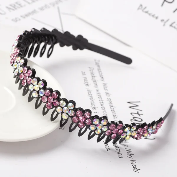 Fashion Pearl Non-Slip Rhinestone Hairbands Elastic Flower Women Hair Hoop Bands Headband Bezel Girls Hair Accessories Headdress - Image 18