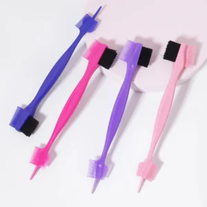 1/4pcs edge control brush comb, used for combing and cutting hair on the edges and back of women, special for real hair wigs