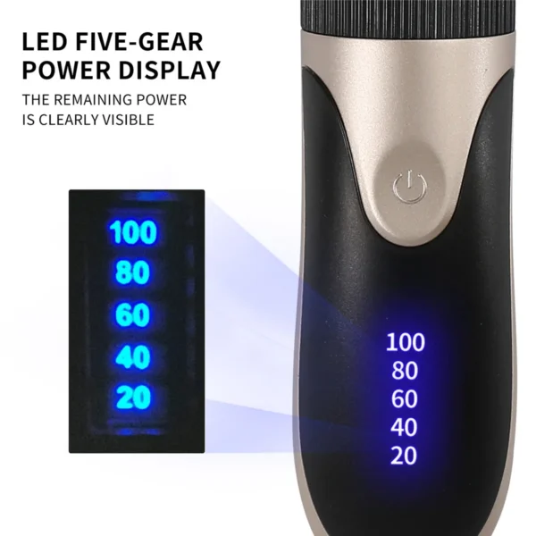 Hair Clipper Electric Barber Hair Trimmers For Men Adults Kids Cordless Rechargeable Hair Cutter Machine Professional - Image 2
