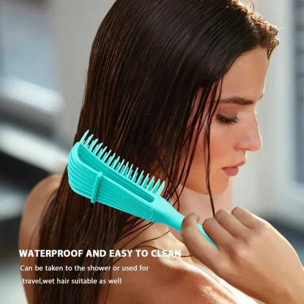 Hair Comb Detangling Brush Scalp Massage Hair Brush Detangler Brush for Curly Hair Thick Hair Octopus Hairbrush Women Men Salon - Image 3