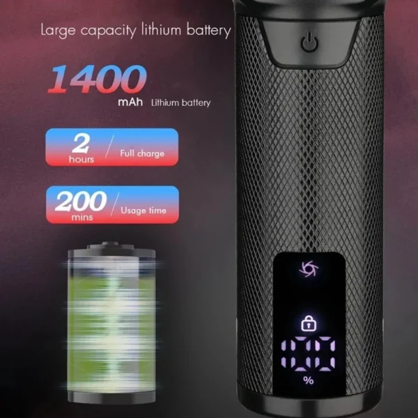 Professional Electric Hair Trimmer BRD 9615 DLC and Blue Ceramic Blade Barber Shop Hair Clipper NG 7982 Electric Shaver 9000RPM - Image 6