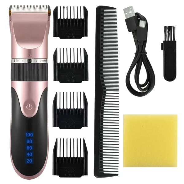 Hair Clipper Electric Barber Hair Trimmers For Men Adults Kids Cordless Rechargeable Hair Cutter Machine Professional - Image 13