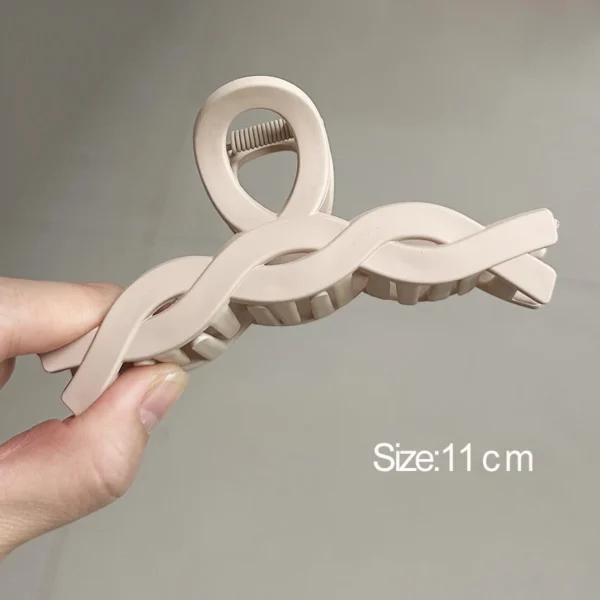 Women Hair Claw Clips Korea Coffee Beige Acrylic Large Hair Claw Hairpin Geometric Barrettes Crab Girl Headwear Hair Accessories - Image 13