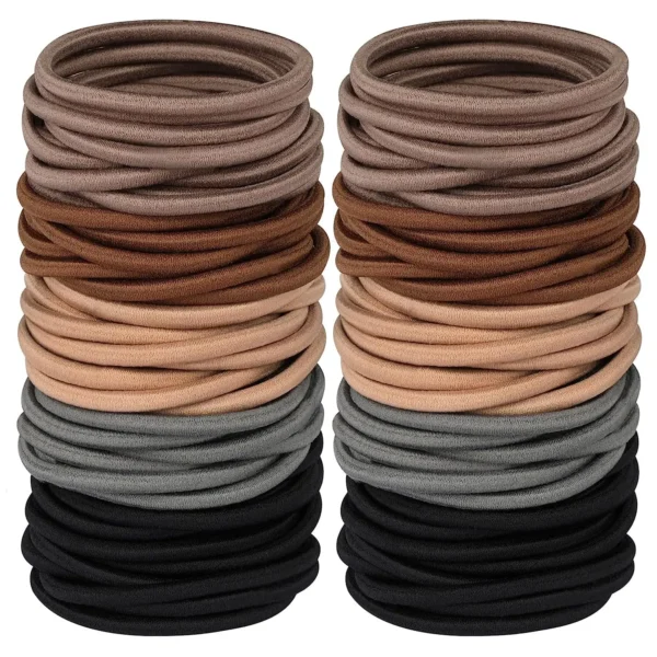 10/30/50pcs 4MM Black Ponytail Holder Elastic Hair Bands Scrunchies For Women Men Girl Lady Hairband Leagues Headband Accessory - Image 6