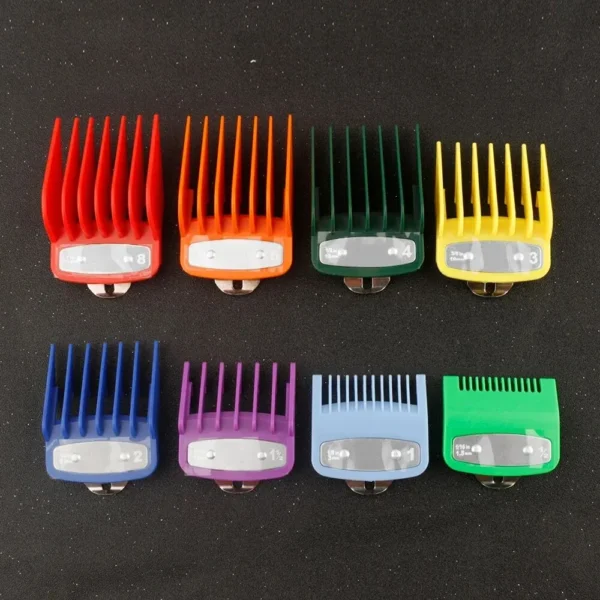 8pcs/set Professional Barber Hair Clipper Guide Combs For Wahl Trimmer Attachment Hair Cutting Limited Comb Salon Haircut Tools - Image 21