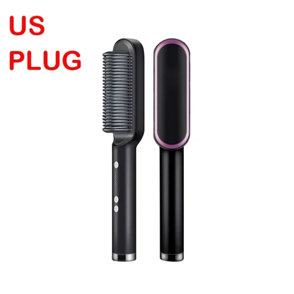 Hair Straightener Professional Quick Heated Electric Hot Comb Hair Straightener Personal Care Multifunctional Hairstyle Brush - Image 8