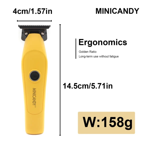 JUCAI MINICANDY JC-08 Professional Men's Hair Clipper DLC Blade Brushless Motor with Base Charger Hair Trimmer Finishing Machine - Image 31