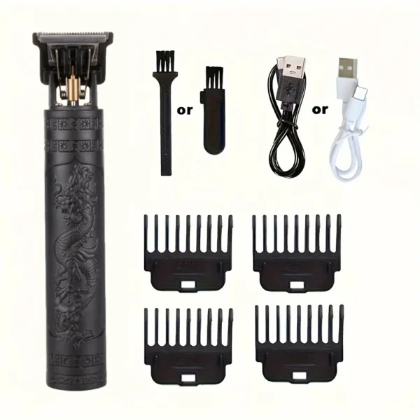 T9 LCD Electric Hairdresser Oil Shaving Head Electric Pusher Carving Electric Pusher Clipper Hair Precision Trimmer for Men Care - Image 27