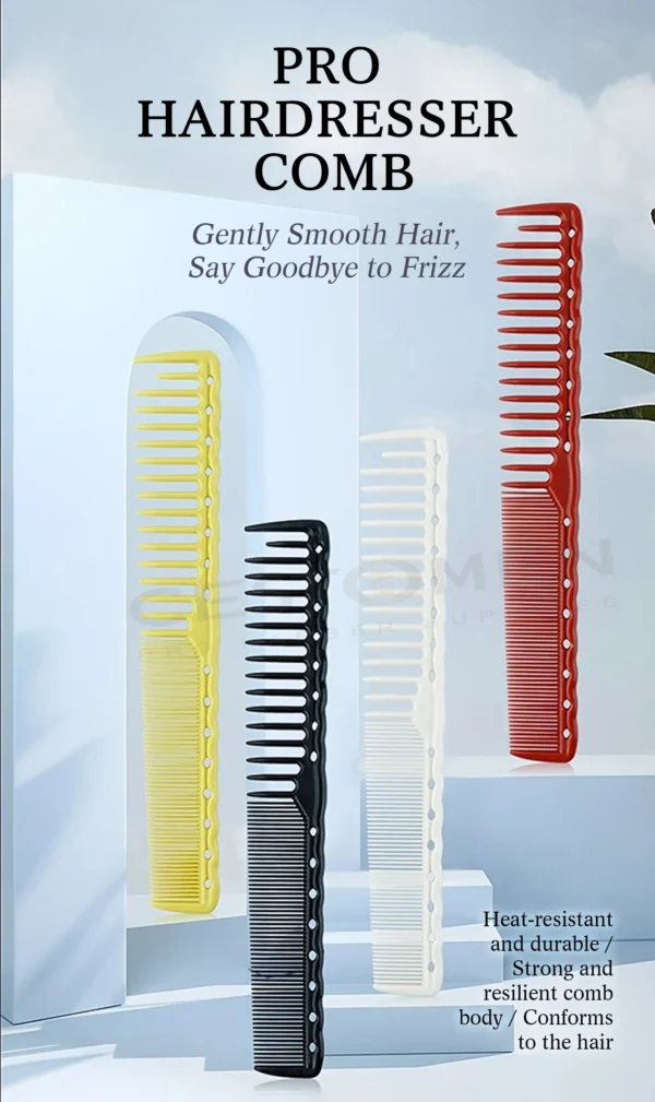 NEWEST Pro Stylist Tapered Comb Heat Resistant Women Smooth Hair Combs Barbershop Hair Cutting Comb For Men Hair Styling Tools - Image 13