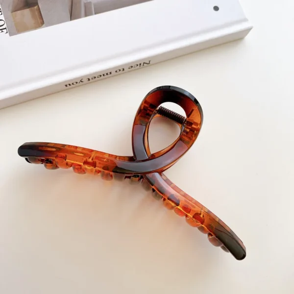 Women Hair Claw Clips Korea Coffee Beige Acrylic Large Hair Claw Hairpin Geometric Barrettes Crab Girl Headwear Hair Accessories - Image 28
