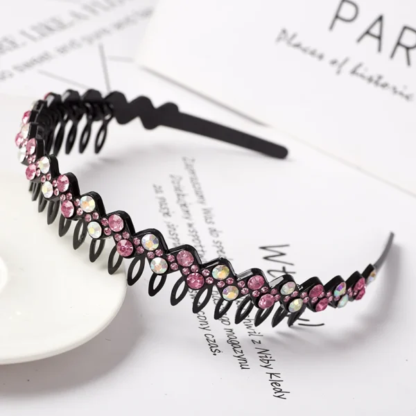 Fashion Pearl Non-Slip Rhinestone Hairbands Elastic Flower Women Hair Hoop Bands Headband Bezel Girls Hair Accessories Headdress - Image 31