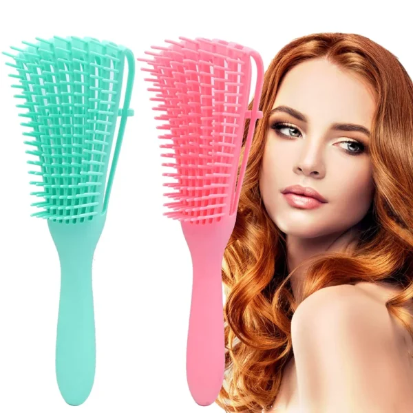 Hair Comb Detangling Brush Scalp Massage Hair Brush Detangler Brush for Curly Hair Thick Hair Octopus Hairbrush Women Men Salon - Image 13