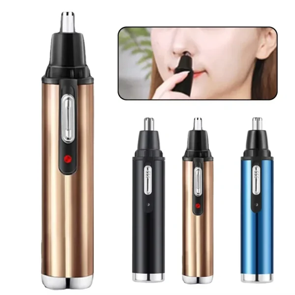Houselin Nose Hair Trimmer 3-in-1 Multifunction, Painless Electric Shaver Beauty Kit for Wet and Dry Use of Ear Beard Face - Image 6