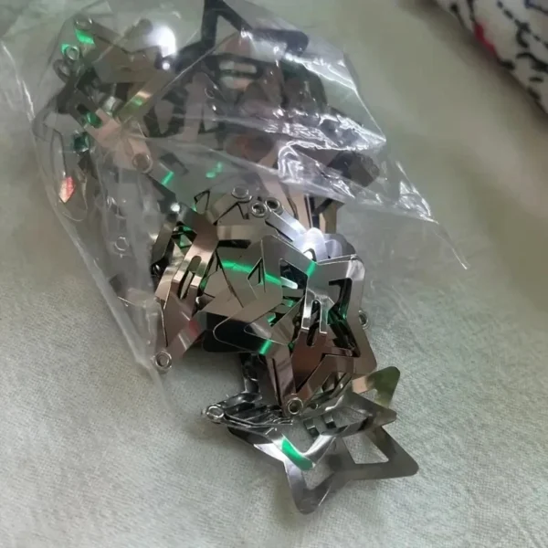 10/40PCS Silver Star Hair Clips for Girls Filigree Star Metal Snap Clip Women Simple BB Hairpins Barrettes Hair Accessories - Image 18