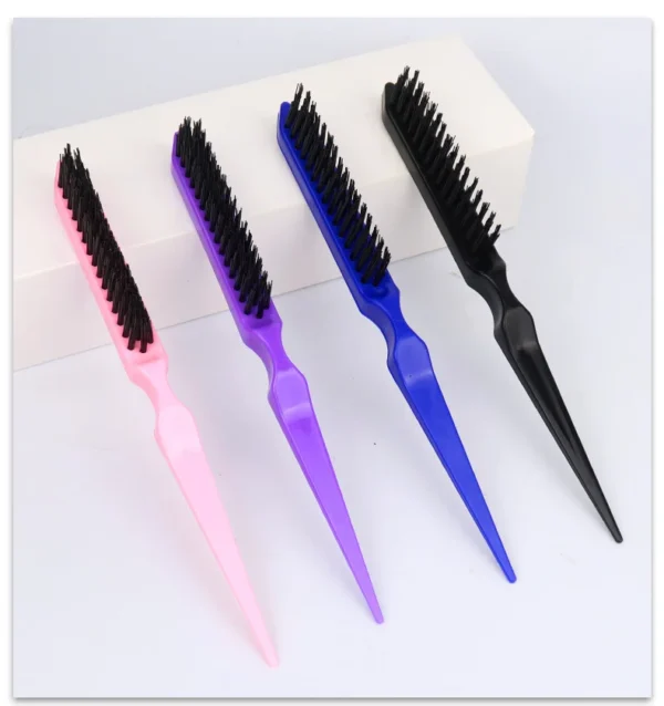Explosive Three Rows of Bristle Comb Coiffure Curly Hair Fluffy Comb Evening Styling Comb Studio Pointed Tail  Для Волос - Image 19