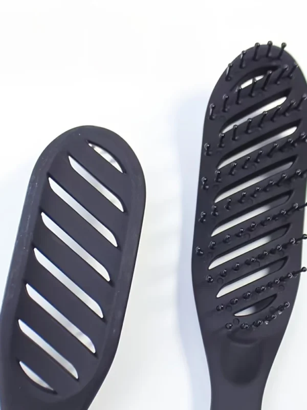 1pc Ergonomic Curved Hair Comb for Men & Women - Nylon Bristles, ABS Plastic Handle, Massage Round Head, High-Temperature Resist - Image 11