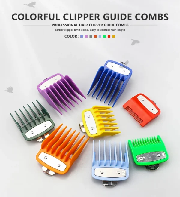8pcs/set Professional Barber Hair Clipper Guide Combs For Wahl Trimmer Attachment Hair Cutting Limited Comb Salon Haircut Tools - Image 23