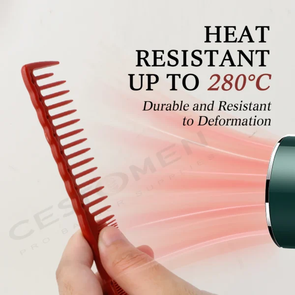 NEWEST Pro Stylist Tapered Comb Heat Resistant Women Smooth Hair Combs Barbershop Hair Cutting Comb For Men Hair Styling Tools - Image 3