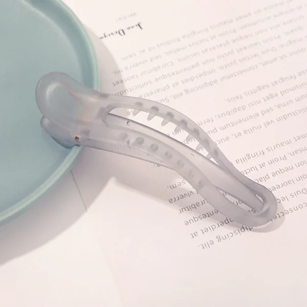 New Acrylic Matte Duckbill Hair Claws Barrettes Bow Solid Color Hair Clips Hair Accessories For Women Hairpin Ponytail Headwear - Image 13
